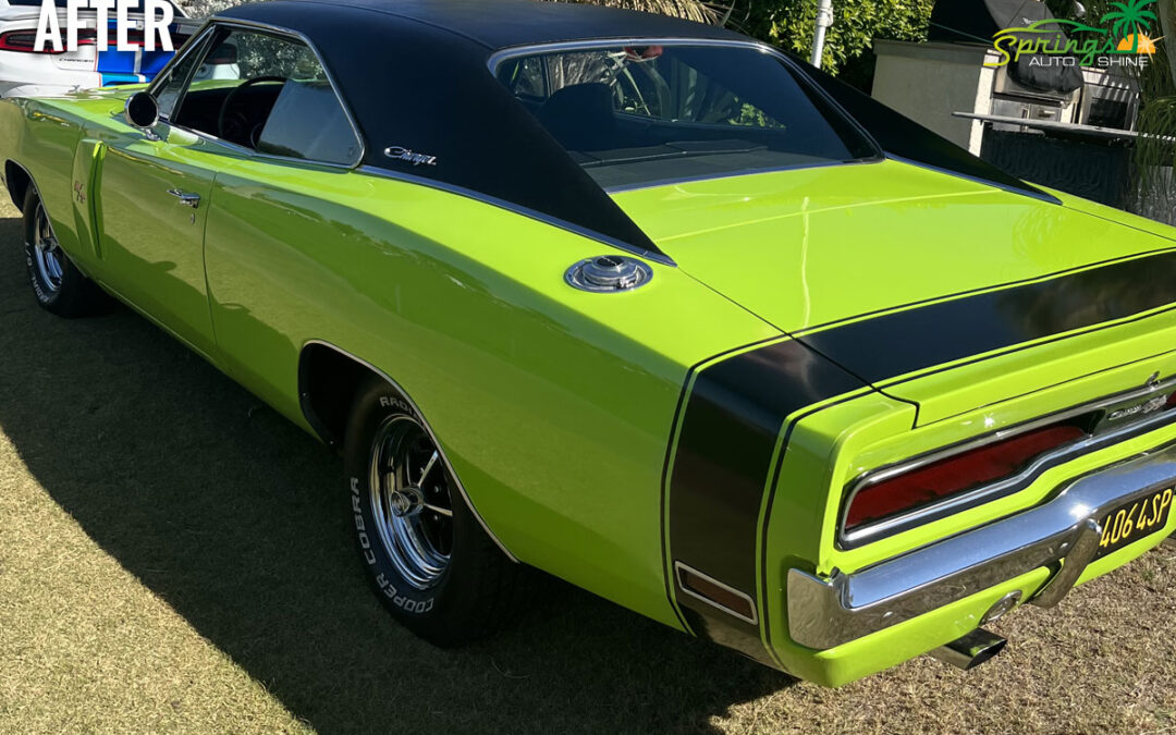 Classic Charger Paint Reconditioning & Shine